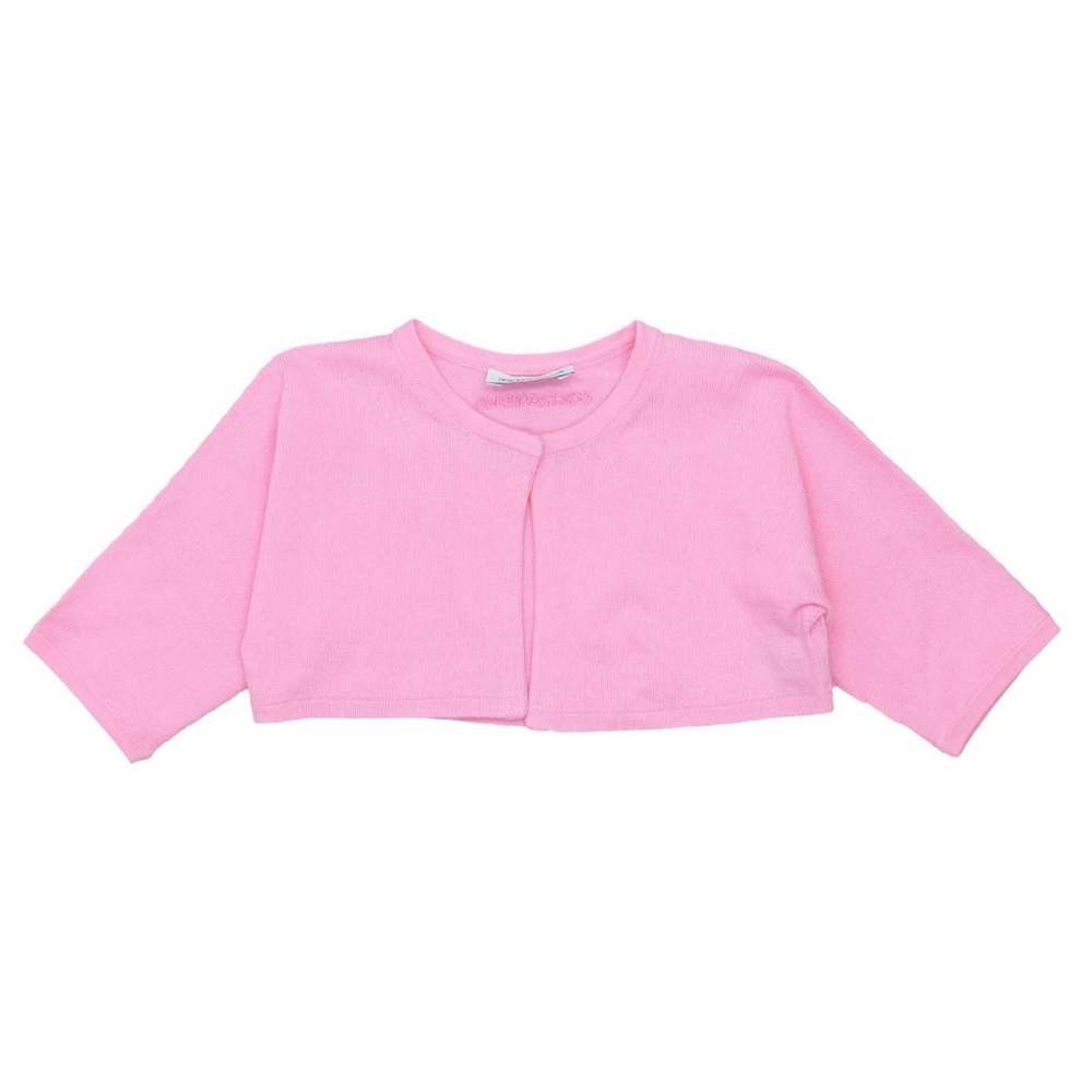 Dolce & Gabbana Pink Crop Cardigan Sweater Top